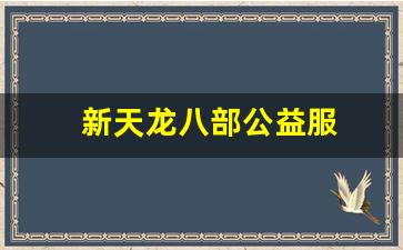 新天龙八部公益服(新天龙八部怀旧服) (